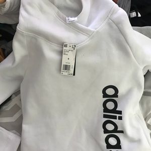 White Adidas Hoodie